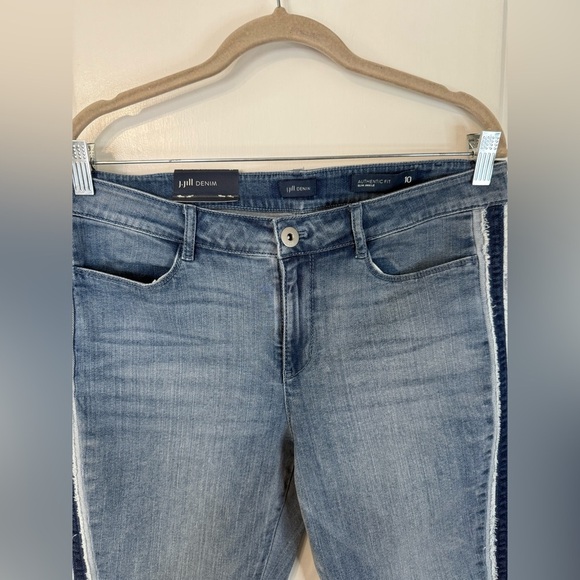 NWT J. Jill Denim Women’s Seaspray Wash Multi Slim Ankle Jeans - Size 10 - Picture 3 of 10